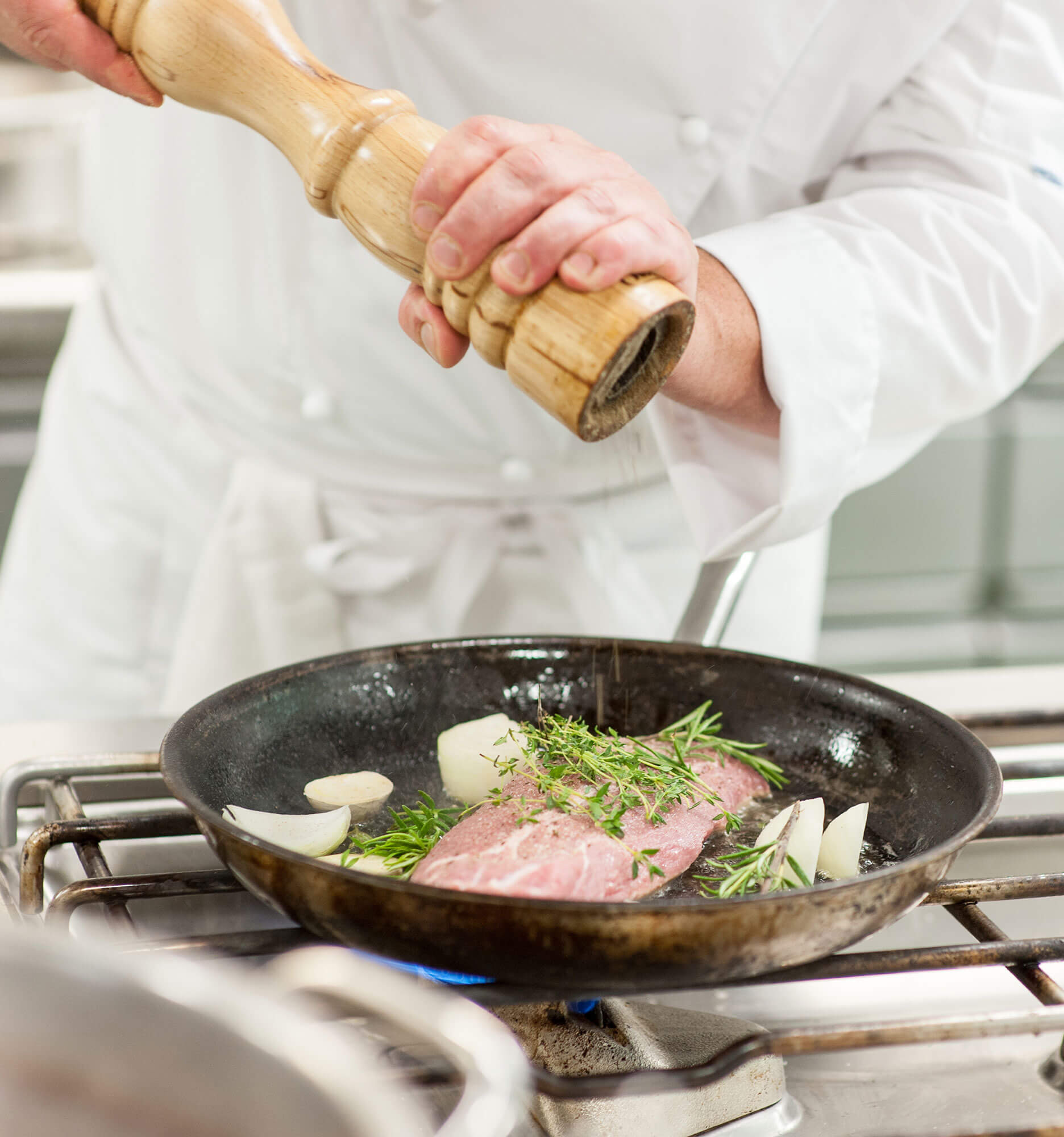 Kulinarisches Essen im Lambrechtshof